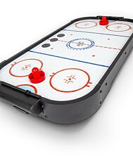 POPETPOP Kit Complet Air Hockey - 4 Poussoirs Et 8 Rondelles Pour Table De Jeu Maison