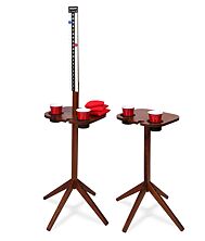 BOOSTEADY Tableau de Score en Métal Amovible avec Porte-Gobelets, Tableau Score Cornhole Magnétique avec Aimants, Tableau de Score de Trou de Maïs pour Jeu de Pelouse d'Extérieur