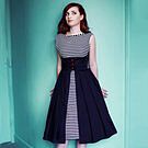 Product image for Dollydagger Lulu Black and White Striped Dress
