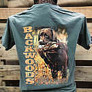 Product image for Backwoods Born & Raised Country Brown Lab Duck Hunt Unisex Bright T Shirt