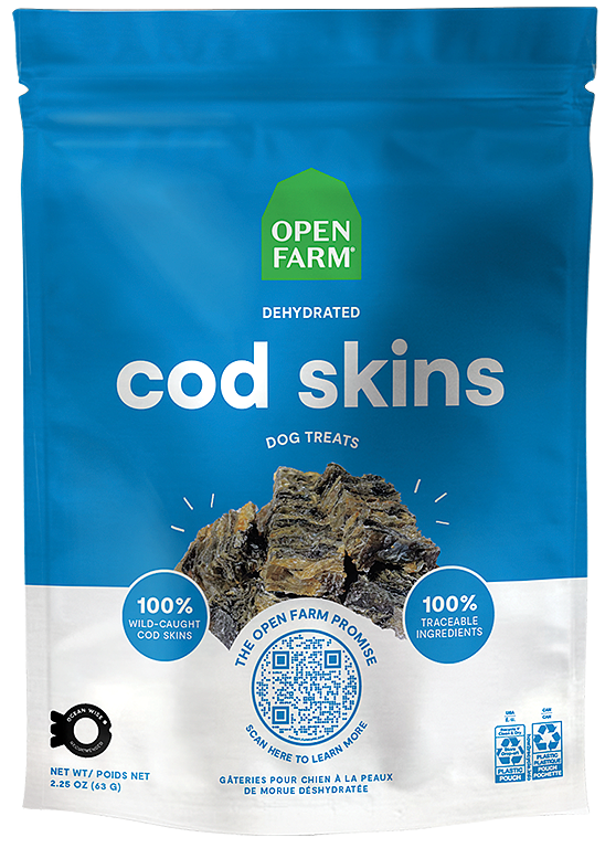 Dehydrated Cod Skin Treats