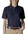 Product image for 8541 - UltraClub Ladies Whisper Piqué Polo Shirt | Navy