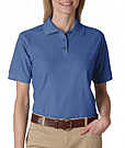 Product image for 8541 - UltraClub Ladies Whisper Piqué Polo Shirt | French Blue