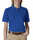 Product image for 8541 - UltraClub Ladies Whisper Piqué Polo Shirt | Royal