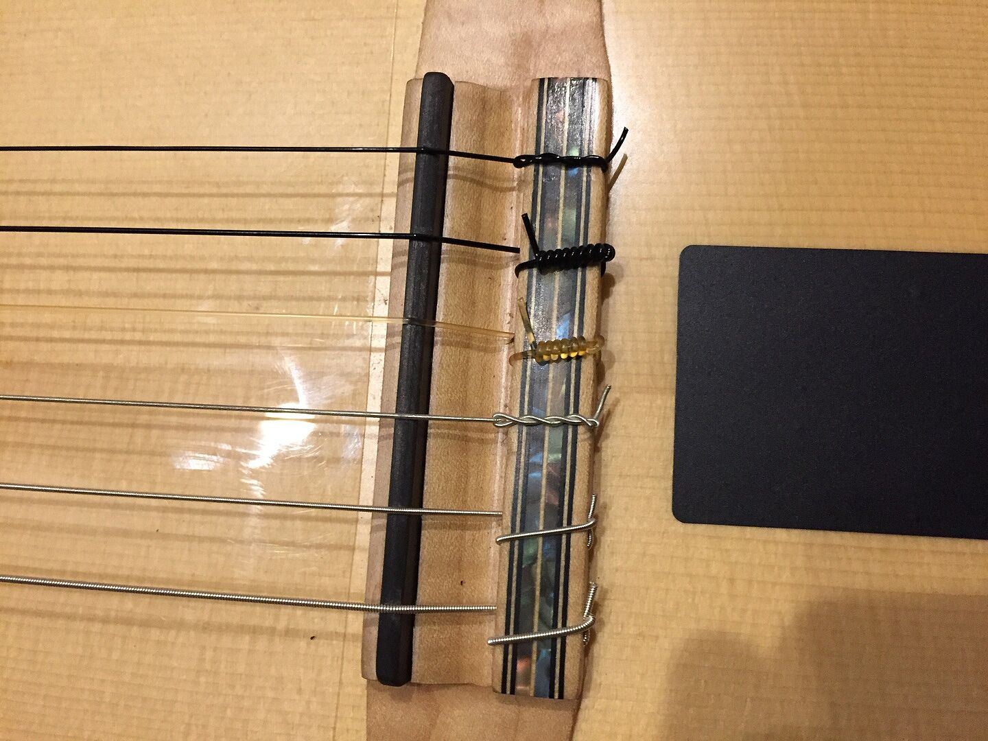 D'Addario EJ50 HT Black Nylon Guitar Strings BNH3T, Treble Set