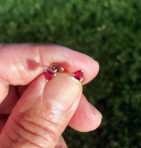 Angara Ruby Earrings- 40th Anniversary Surprise!