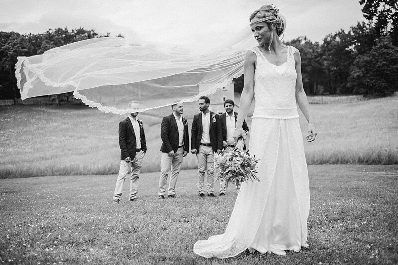 Lucy T., real Britten bride