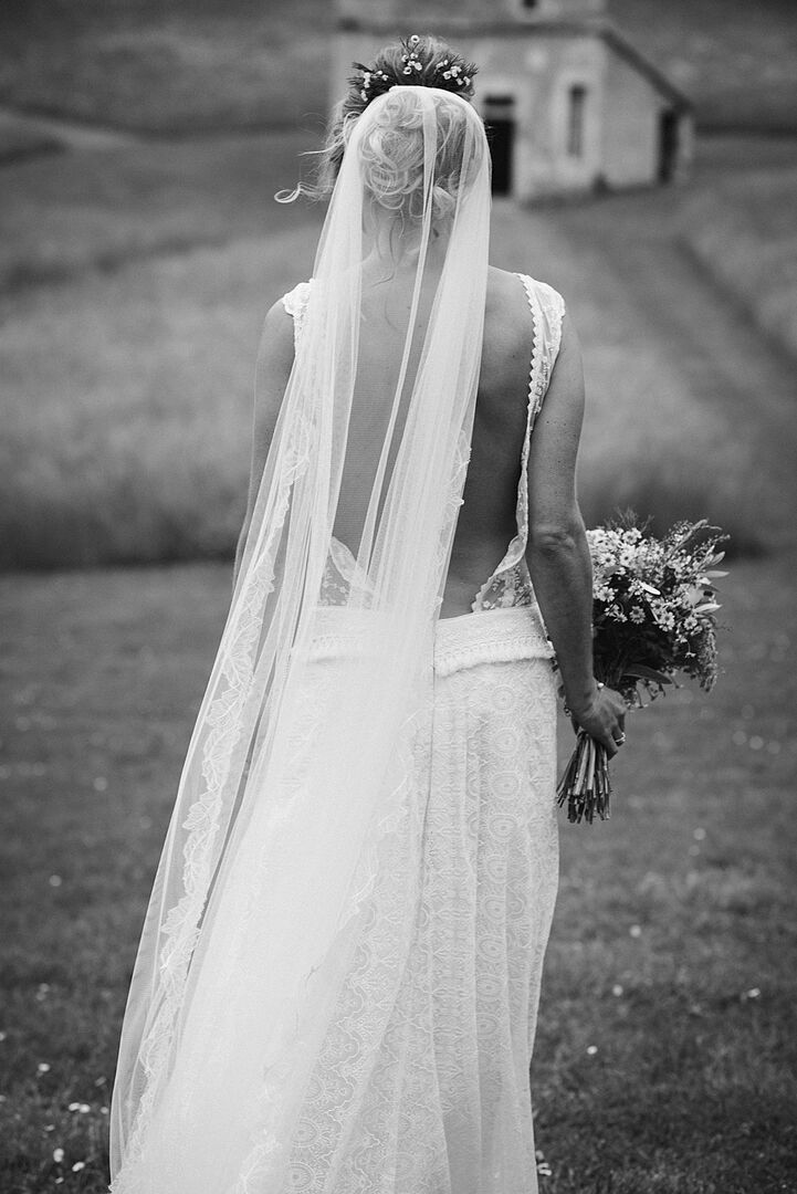 Lucy T., real Britten bride
