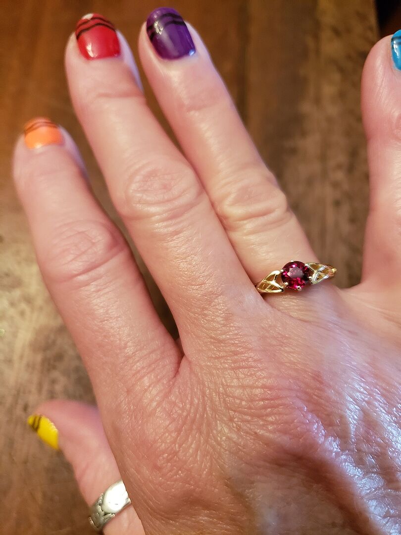 Ruby Celtic Knot ring