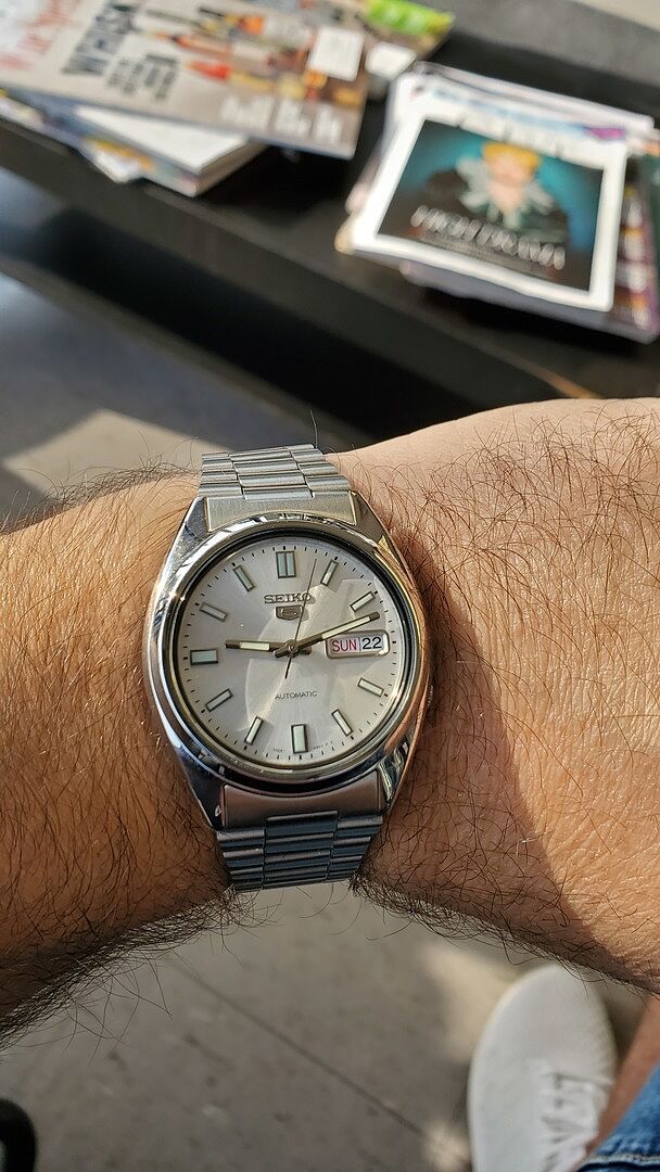 silver seiko 5