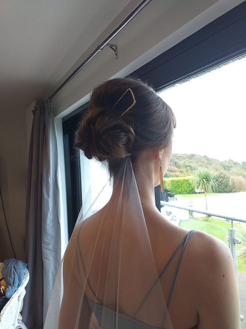 Rachael L., real Britten bride