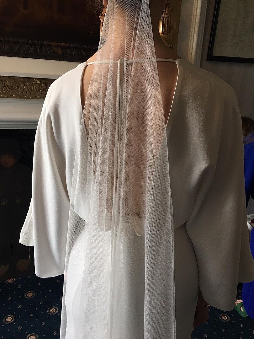 Rachael L., real Britten bride