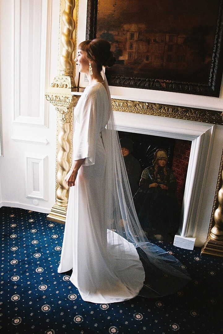 Rachael L., real Britten bride