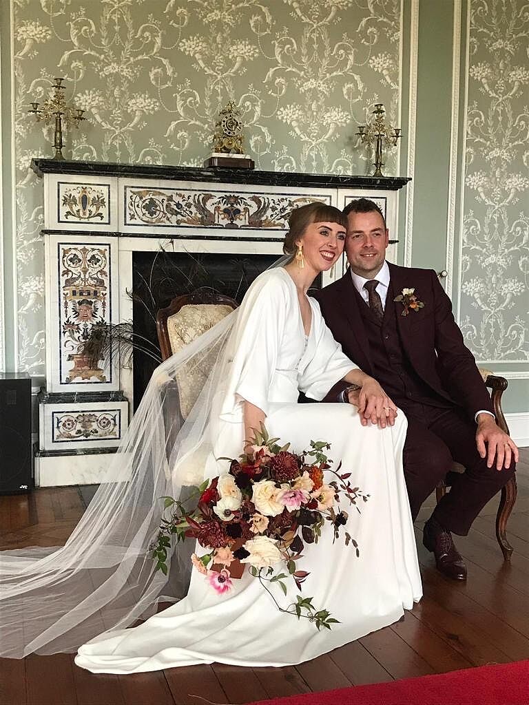 Rachael L., real Britten bride