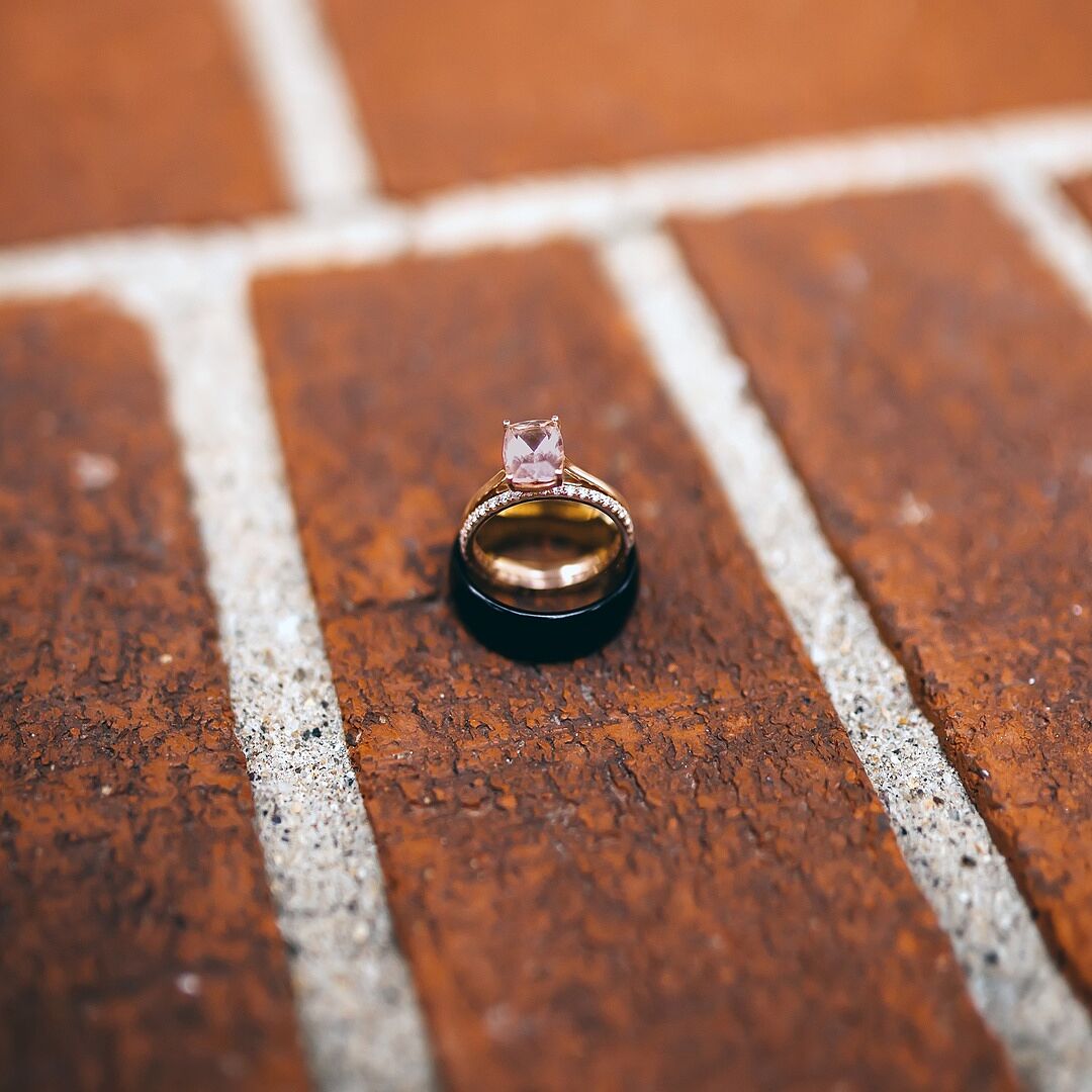 Perfect ring. Looks great with my Morganite Engagement ring