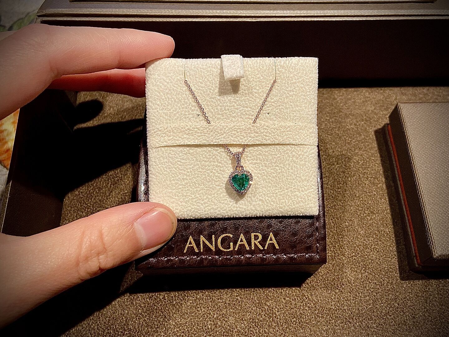 Beautiful emerald pendant