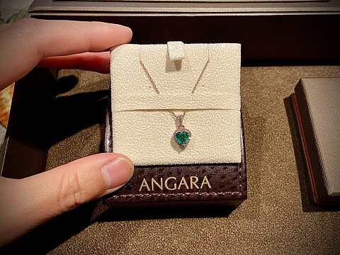 Beautiful emerald pendant