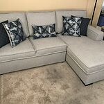 Playscape Denim Left Arm Facing Sectional Bobs Com