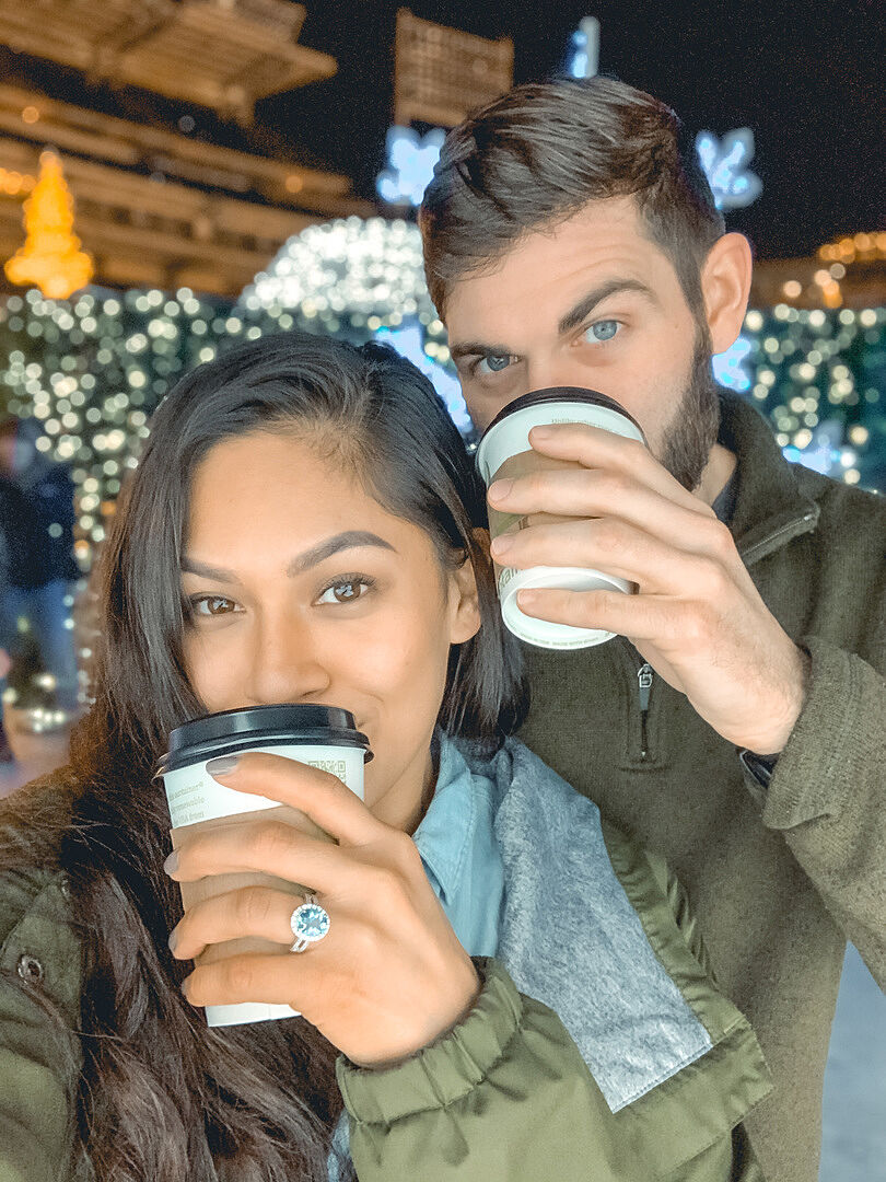 Stunning Aquamarine Engagement Ring