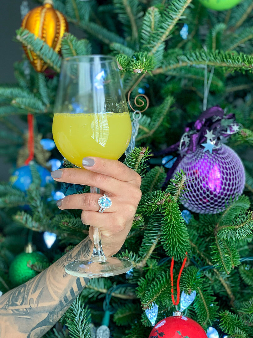 Stunning Aquamarine Engagement Ring