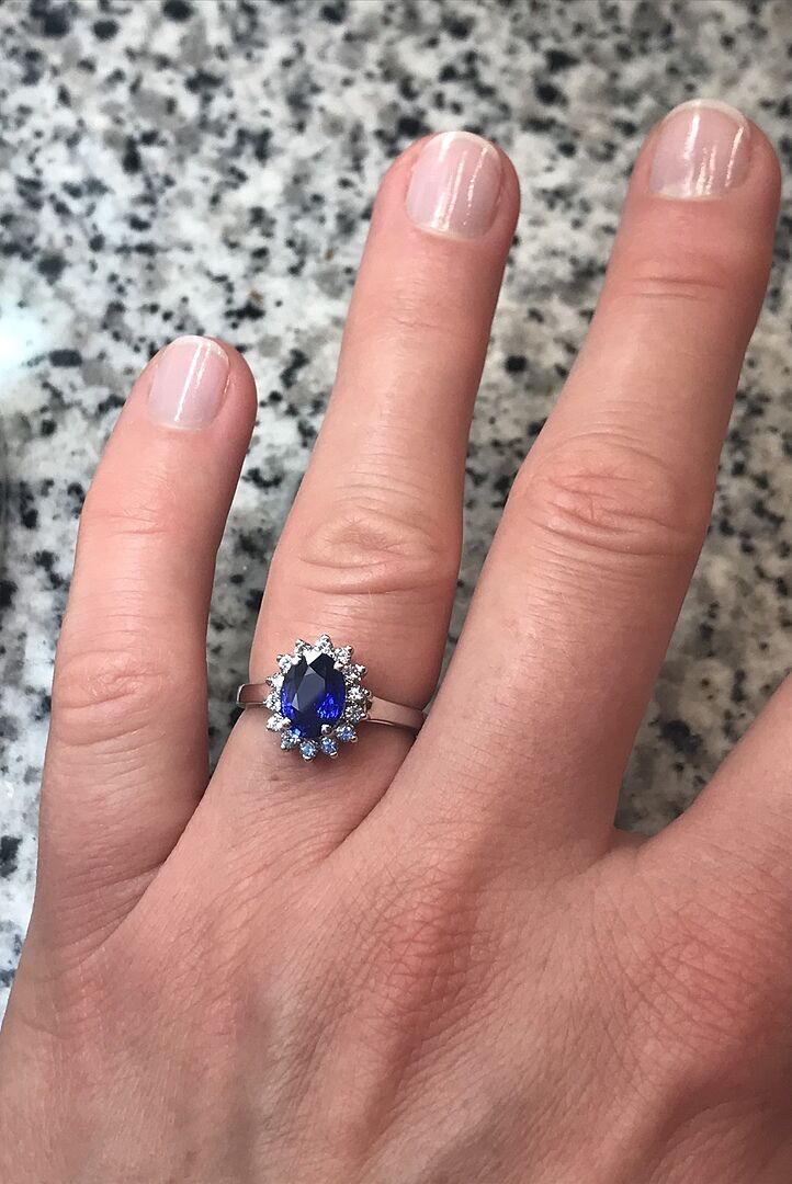 Engagement Ring Inspired by Princess Diana