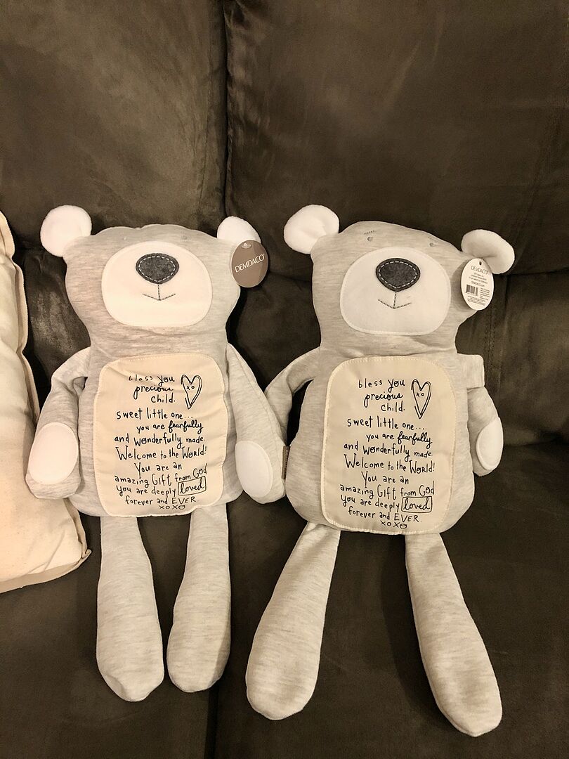 Poetic Threads by Lori Siebert Light Gray Bear 10.5