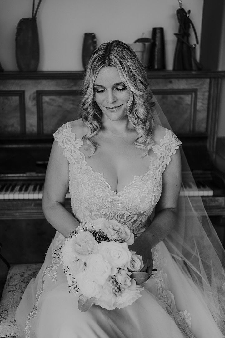 Glennis M., real Britten bride