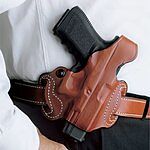 Boberg XR9L Ambidextrous OWB Belt Slide Leather Holster Black 