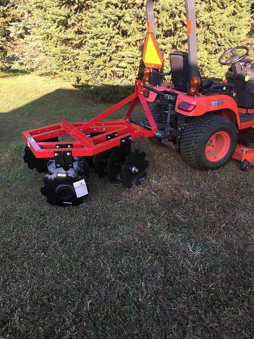 Cat 1 3 Point Notched Disc Harrow 4 Feet