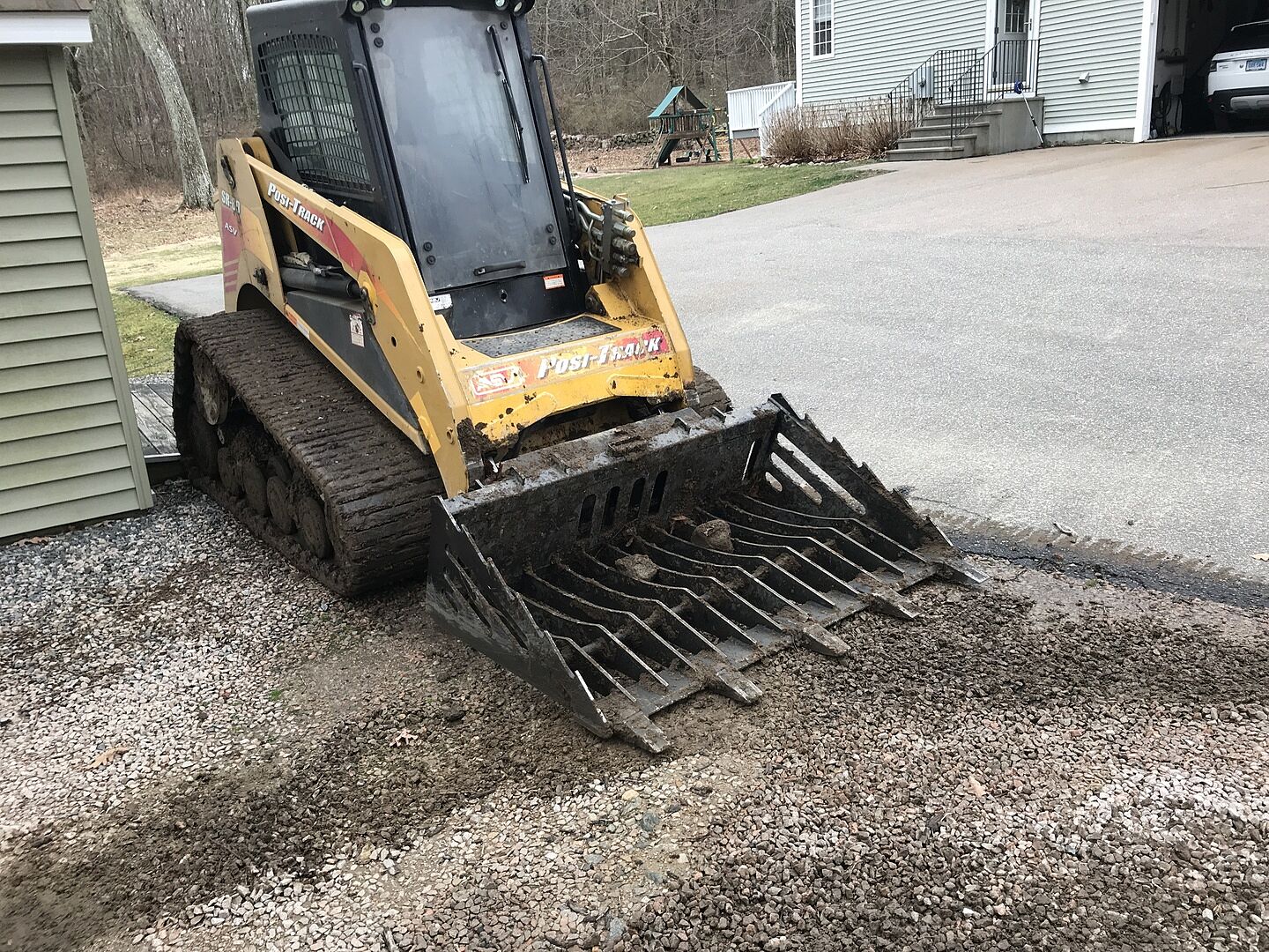 60" Rock Bucket Skeleton Loader w/ Teeth Skid Steer Bobcat