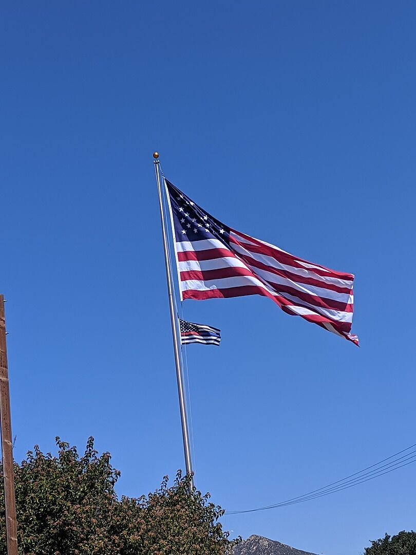 Thin Red Line & Thin Blue Line Dual Flag - 3 x 5 Foot Flag with Gromme