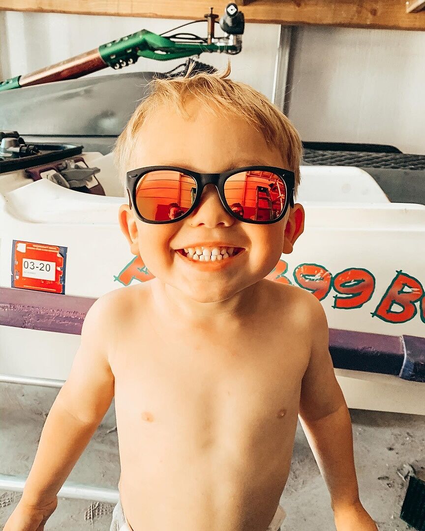 Bueller Junior Sunglasses Matte Black Wayfarer Sunglasses