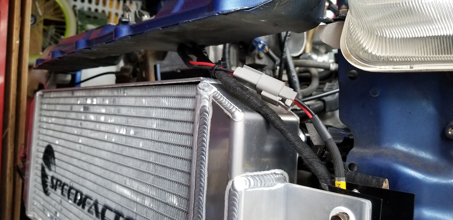 Chase Bays Dual Fan Relay Wiring Harness with 180º F Thermoswitch