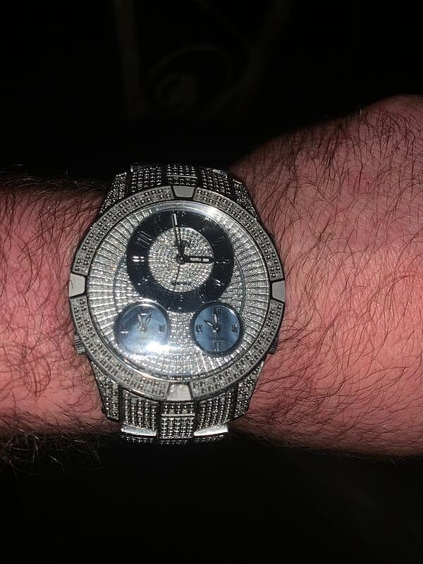 JBW Jet Setter III J6348C Men's TwoTone Diamond Watch