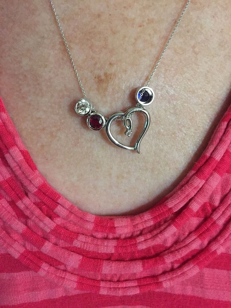 Birthstone grandmother's necklace