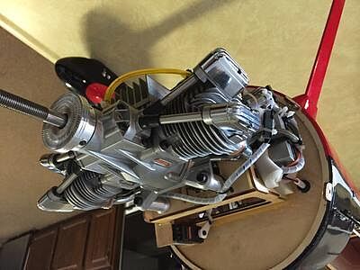 OS FS-61S 4ST 9.95ccカットモデル Saito Engines FG-61TS 61cc 4-Stroke Gas Twin Engine: CC