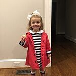 Red with Navy Stripe Lining Splash 
