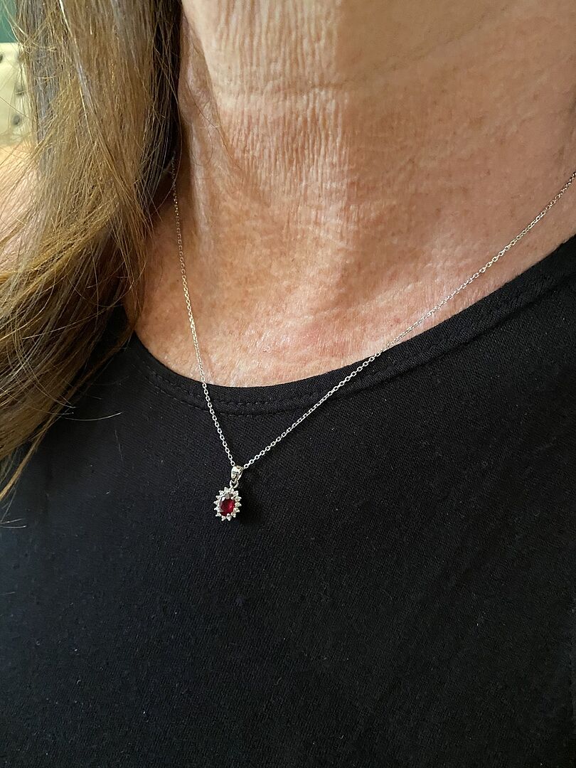 60th birthday Ruby necklace!