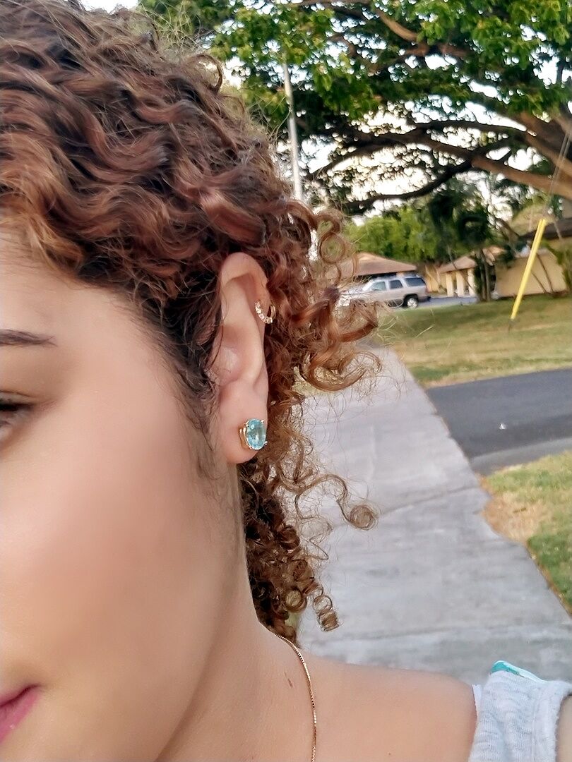Beautiful Large Stud Earrings