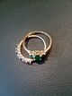3 Stone Emerald Ring