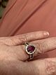 Pink Sapphire &amp; Diamond ring