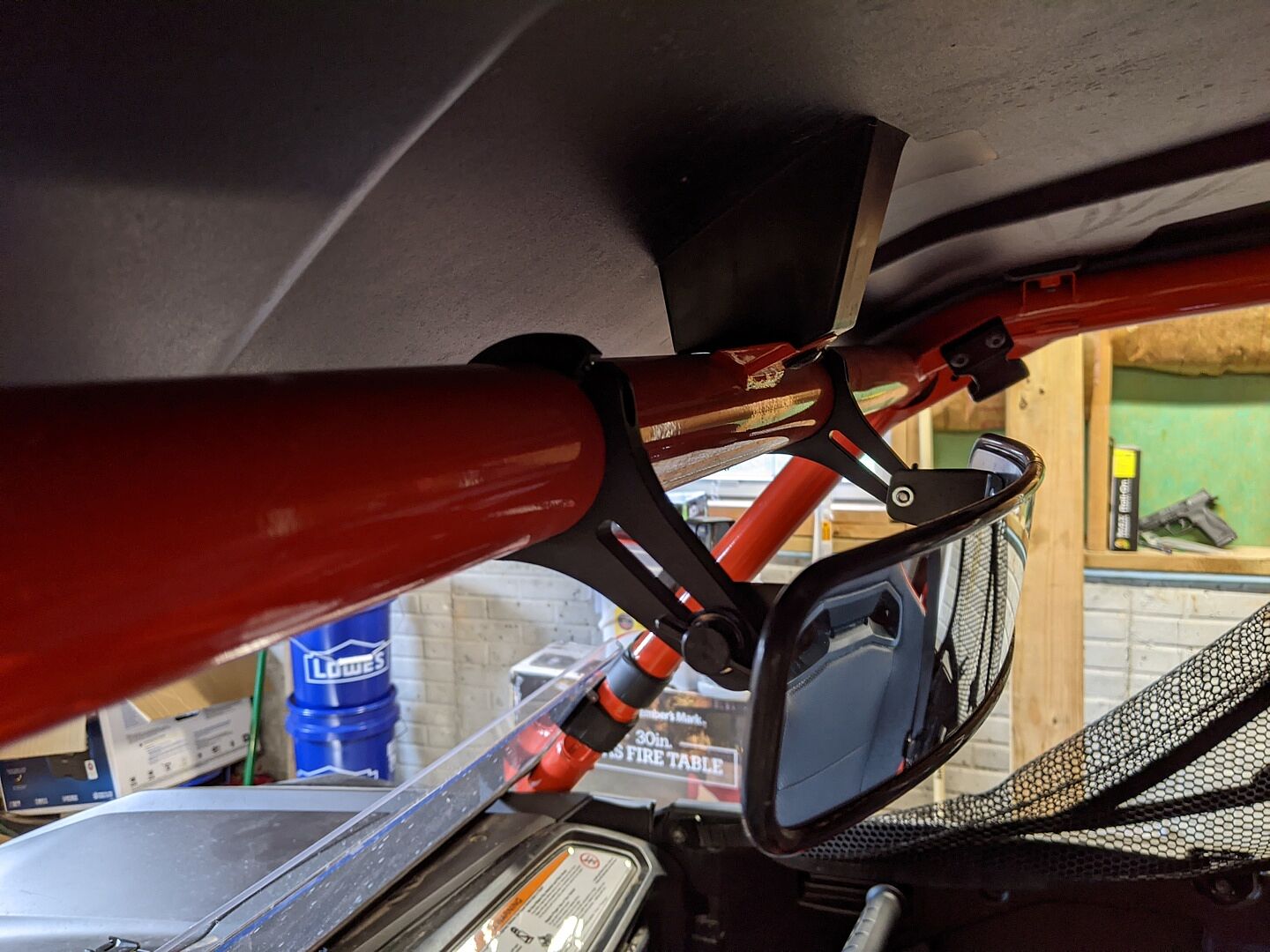 Honda 17" Curved Rear View Mirror SuperATV