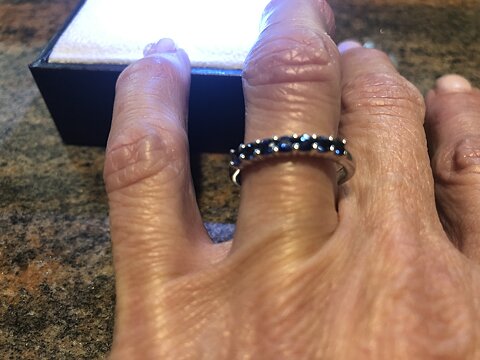 Beautiful sapphire ring!