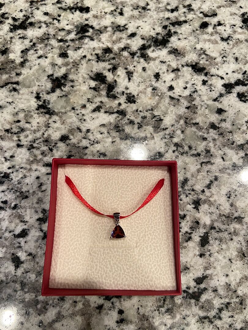 Round Diamond Solitaire V-Bale Pendant