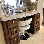 giselle contemporary vanity chair