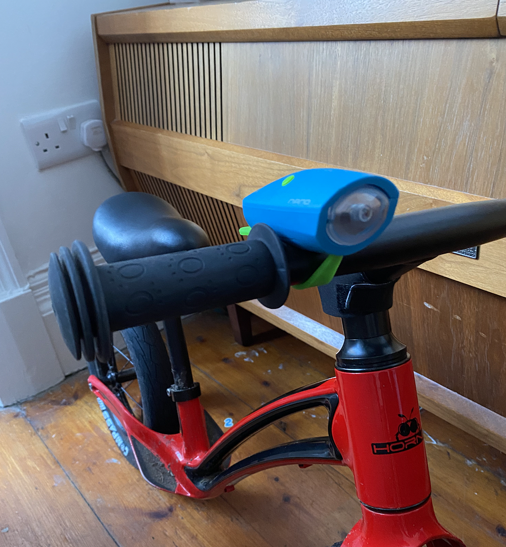 NANO Black & Red The Perfect PocketSized Bike Horn For Kids Hornit