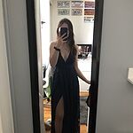 knee length dresses for ladies Purple Floral Print Maxi Dress main image 0