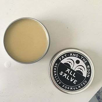 All Salve Very moisturizing, not greasy or oily.