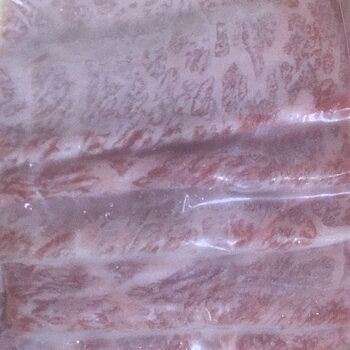 Japan A4-5 Wagyu Yakiniku Slice / 日本 A4-5 和牛燒肉片 收貨時已流口水