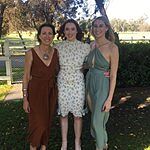 knee length dresses for ladies Maxi Peach Chiffon Formal Prom Dress with Side Slit EN5404 Size 14 / Peach main image 0